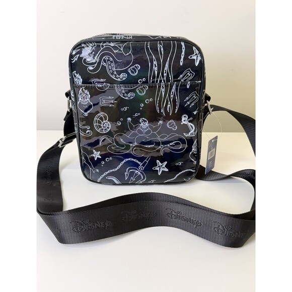 Disney Crossbody Backpack Bag The Little Mermaid Villain Ursula Holographic New